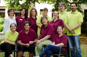 Das Team des Ambulanten Pflegedienstes in Freiburg (2016)