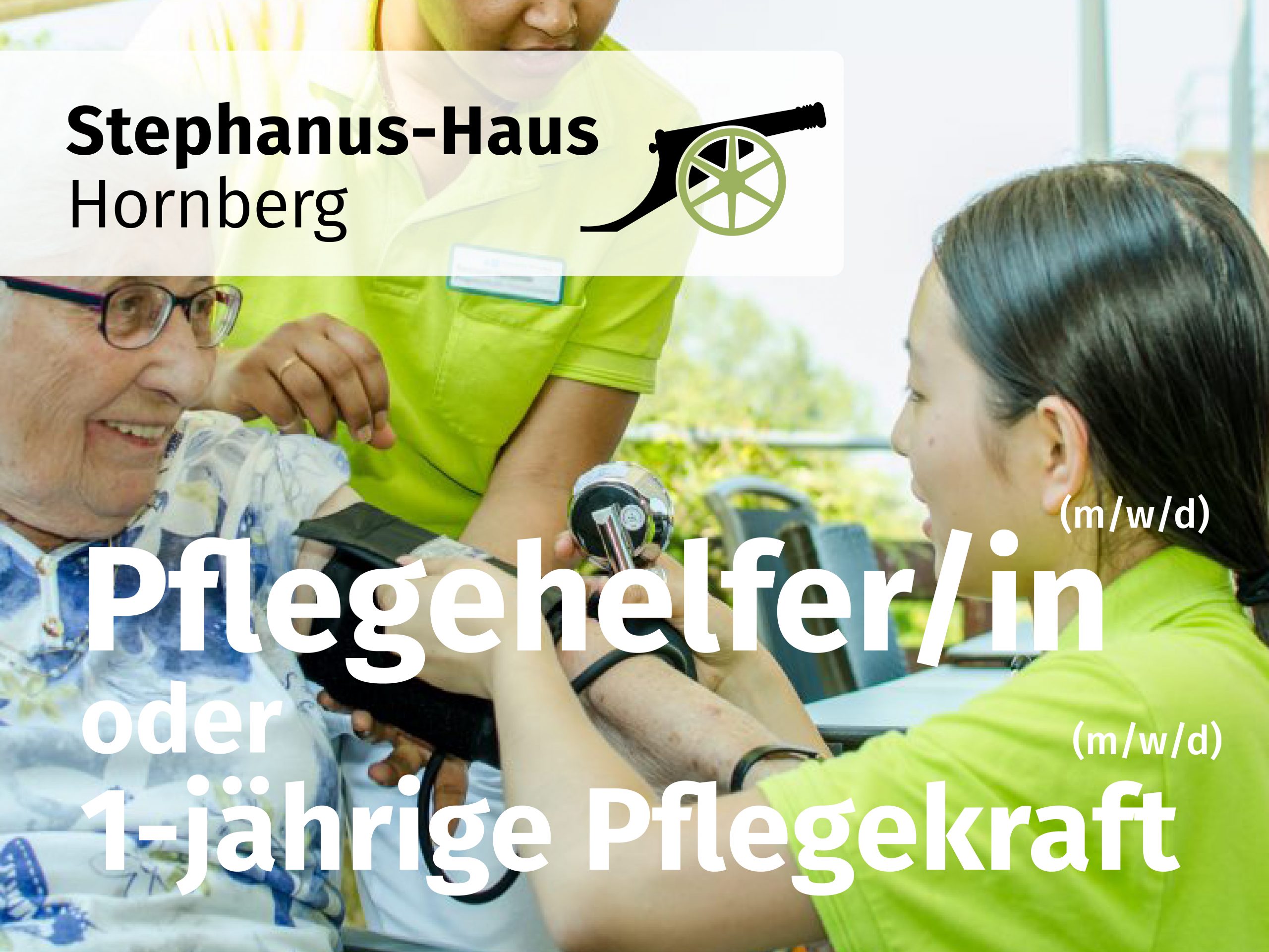 Hornberg – Pflegehelfer/in oder 1-jährige Pflegekraft (m/w/d) in Voll- oder Teilzeit